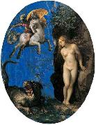 GIuseppe Cesari Called Cavaliere arpino Perseus Rescuing Andromeda Spain oil painting artist